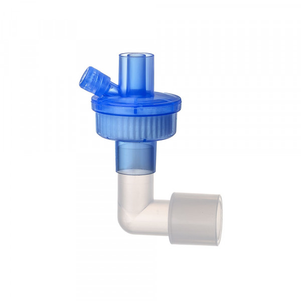 Breathing Filters. HMEF. Bacterial-Viral. Neonatal. Angled connector